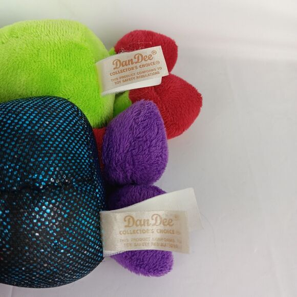 DanDee Red & Green Alien Monster Plush Silly Robot Skeleton Stuffed 8 inch Toys - Picture 4 of 6